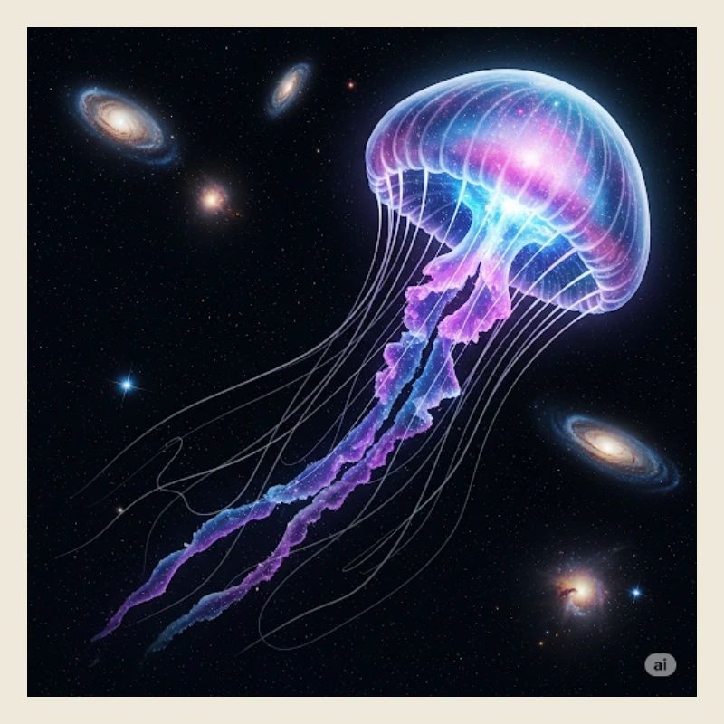 Méduses galactiques dans l’espace