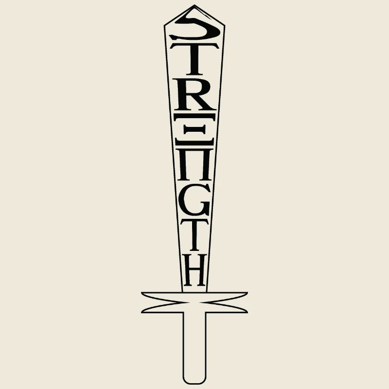 Strength Sword Motivational Power