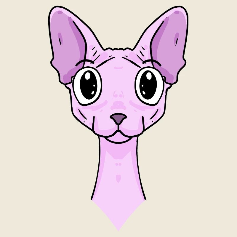 Sphynx Head Cat Propriétaire de chat