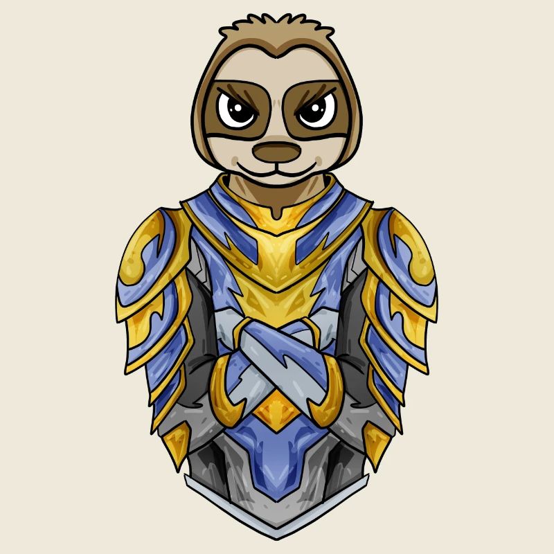Knight Sloth cool