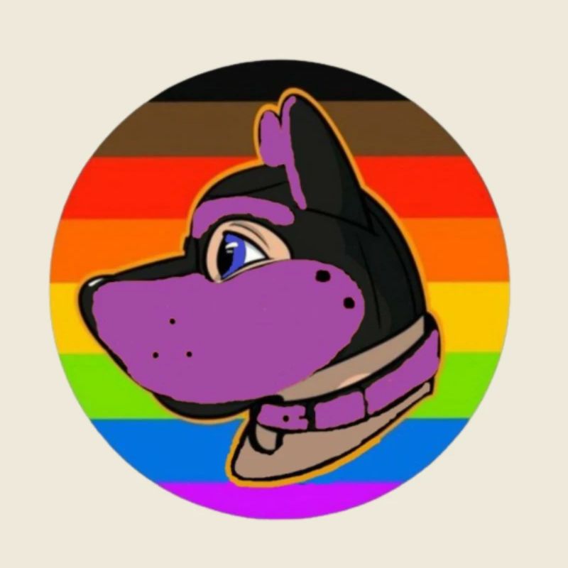 Capuche de chiot Logo Violet