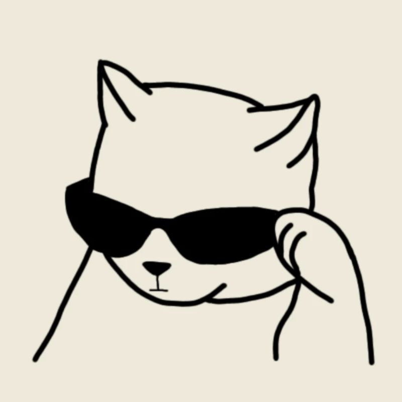 Chat avec des lunettes