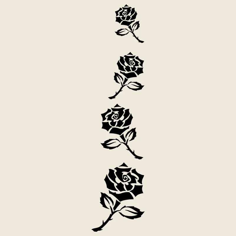 Ranke black roses