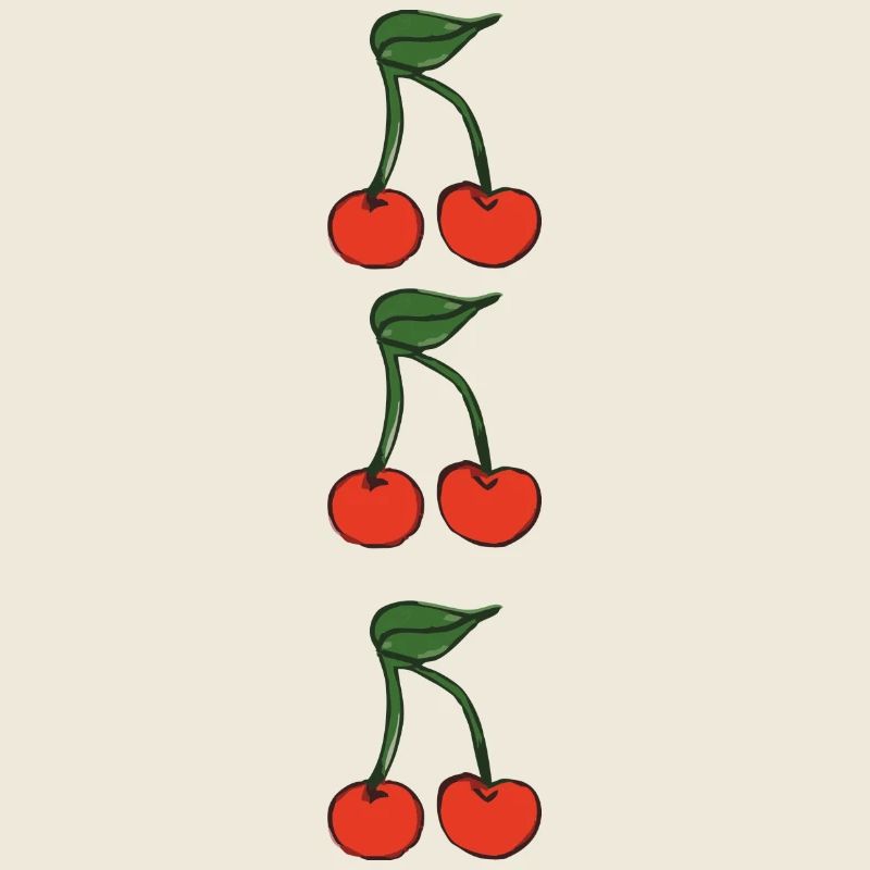 Cerises 3 fois