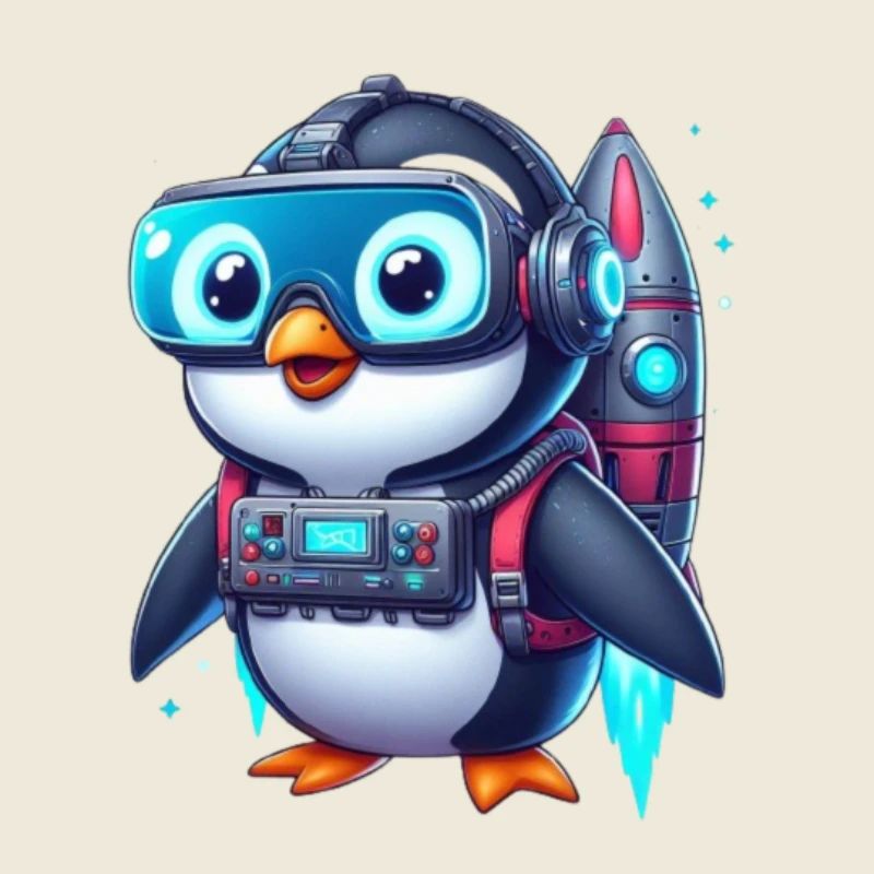 Futuristic Penguin 1