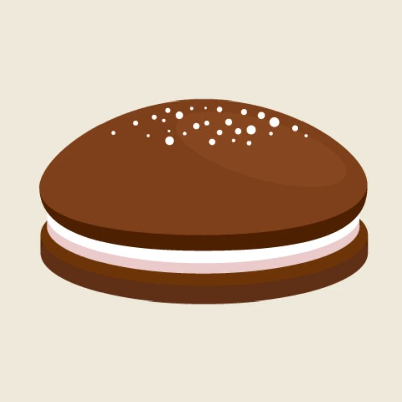 Cookie - braunes Plätzchen