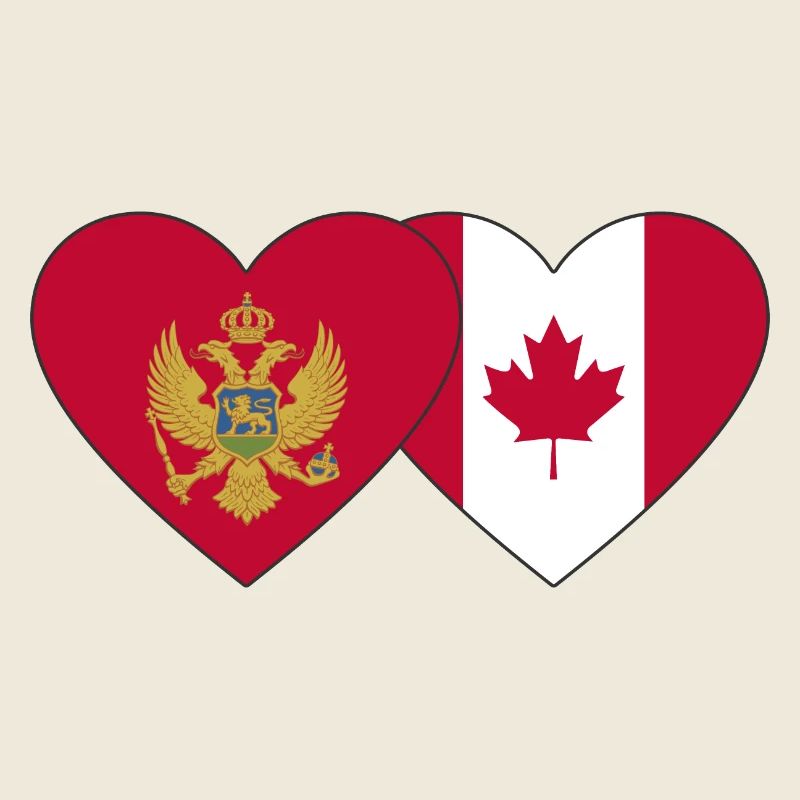 Monténégro Drapeau du Canada