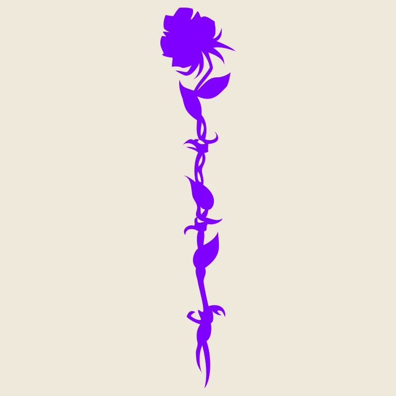 Tatouage d’épines de rose