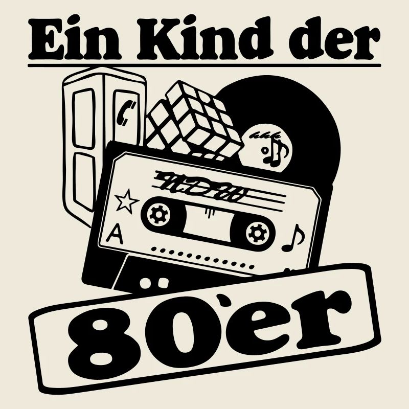 80er Party,Fun Shirt, - Ein Kind der 80er (25)
