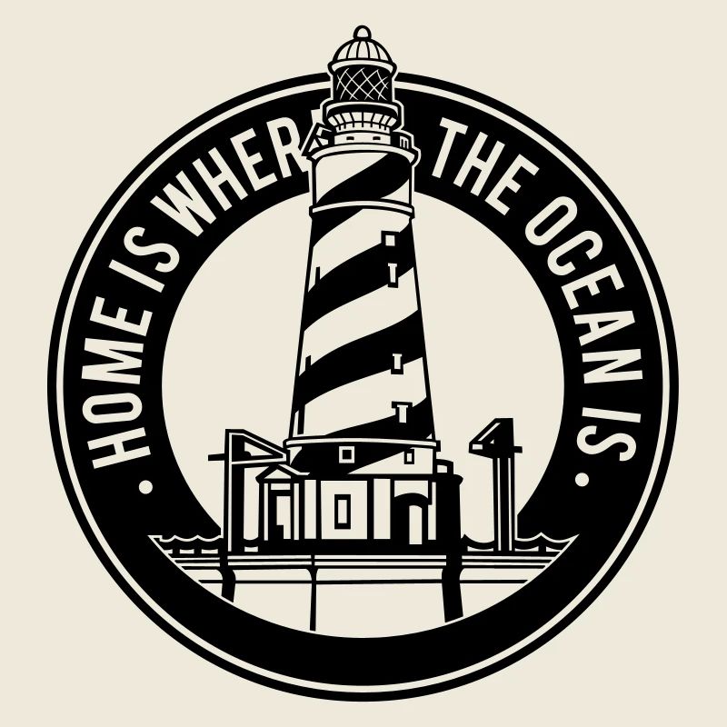 Leuchtturm - Home is where the ocean is