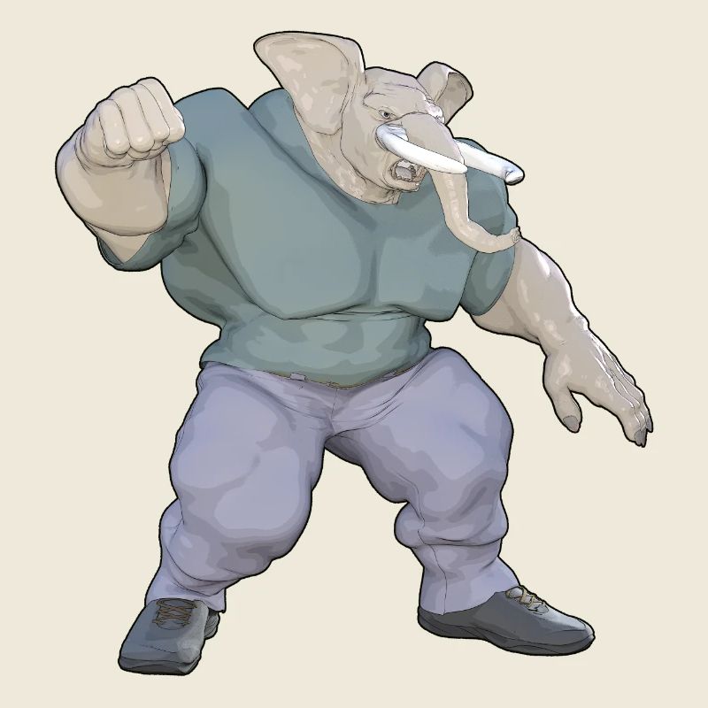 L’éléphant humain