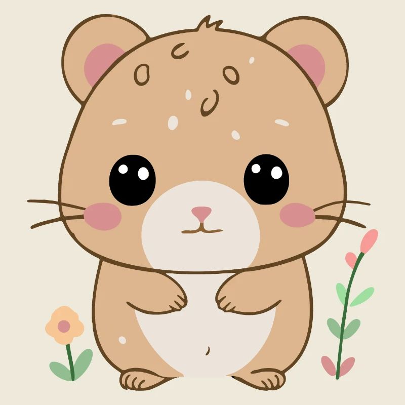 Trauriger Hamster