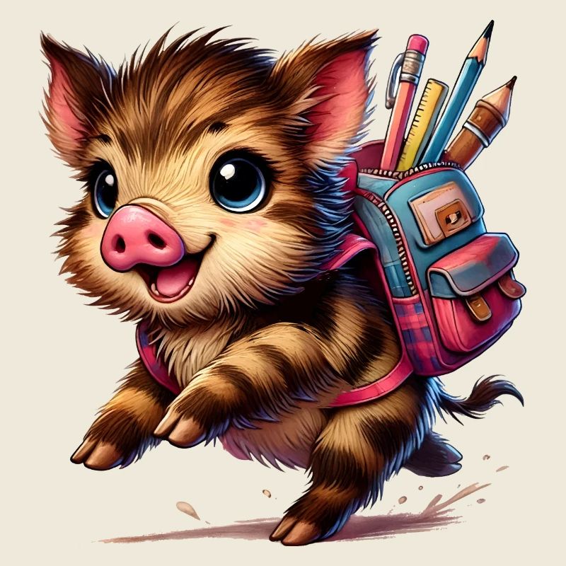 Back to school with fun: Wild boar for school beginners