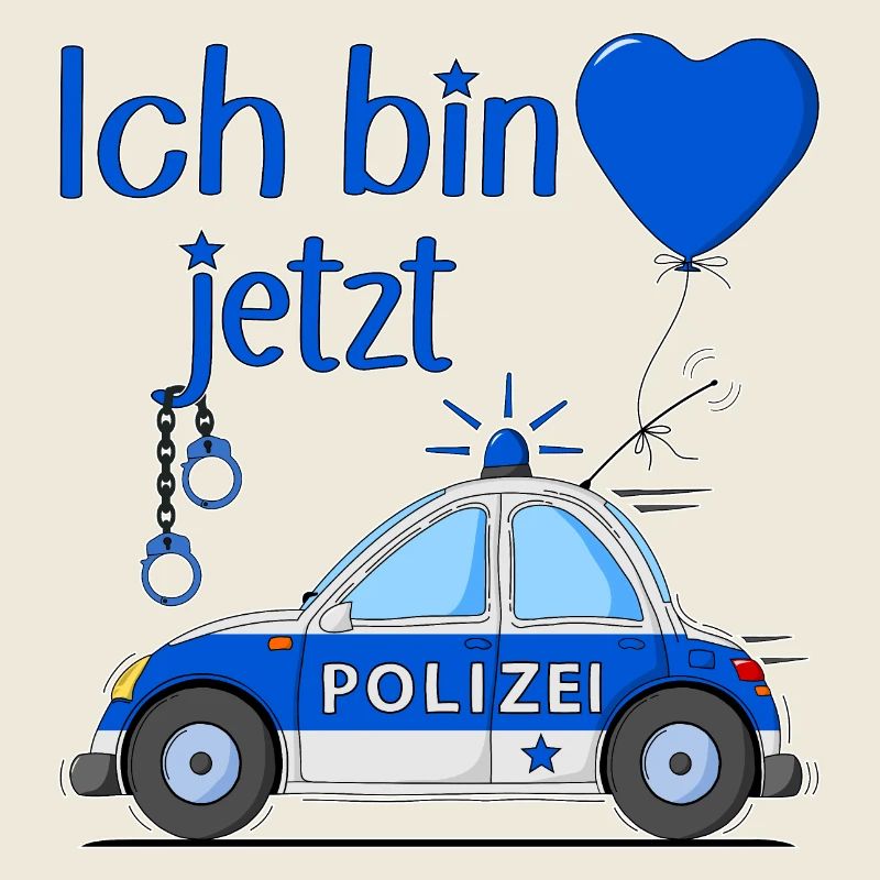 Polizeiauto Ich bin jetzt Geburtstag