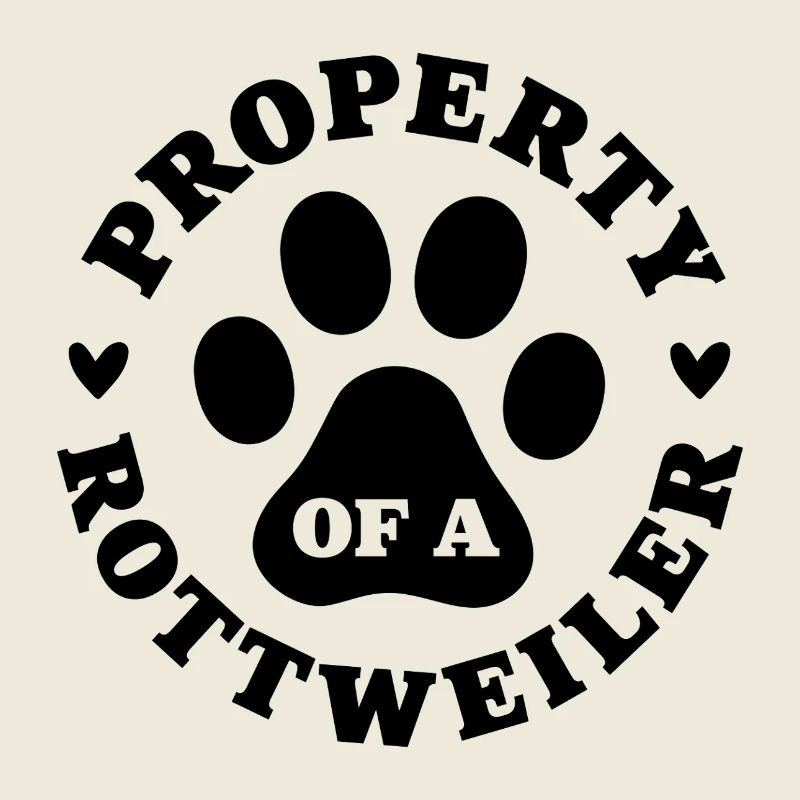 Eigentum eines Rottweilers