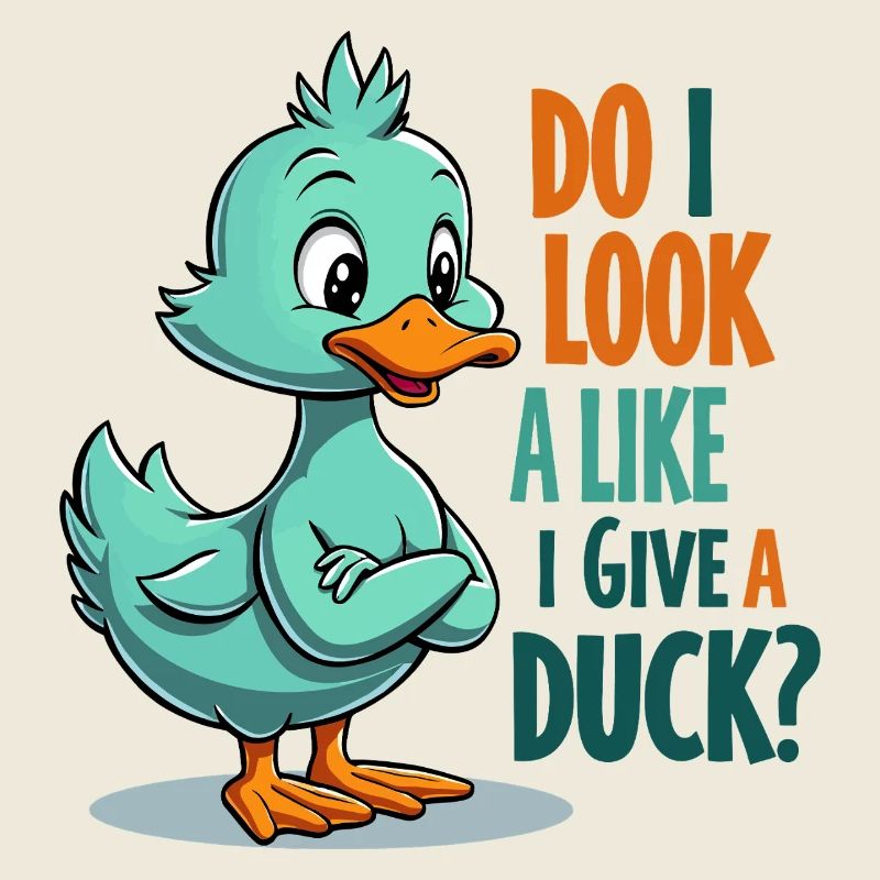 Citation amusante de canard - Est-ce que j’ai l’air de donner un canard ?