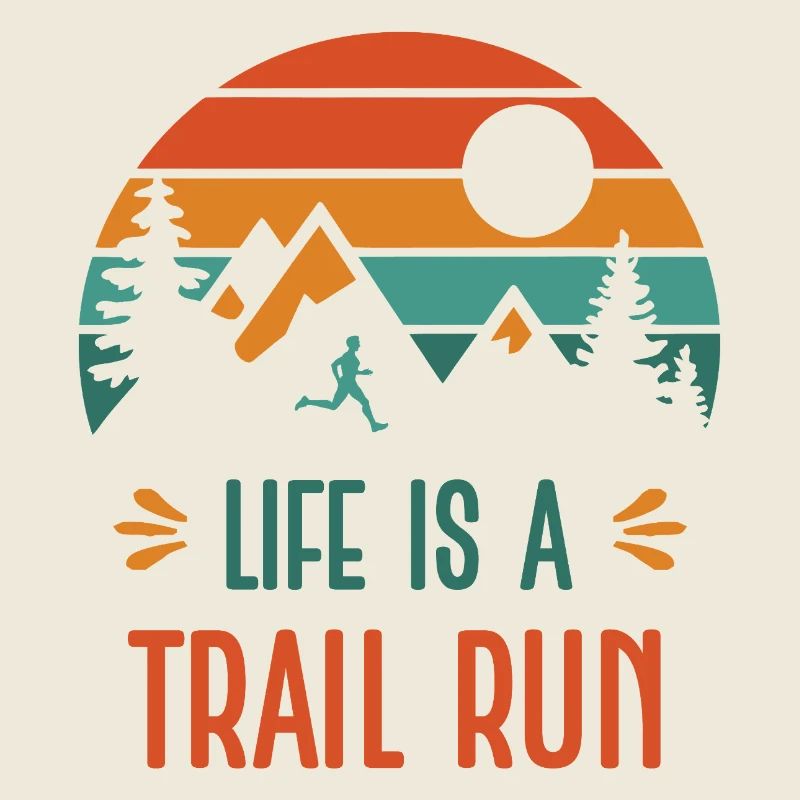 La vie est une course de trail