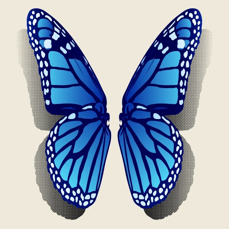 Monarch butterfly wings