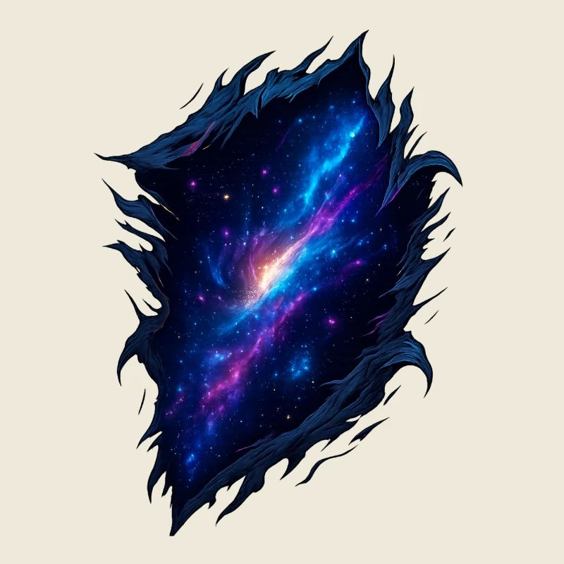 Cosmic Galaxy Burst Tearing Effect