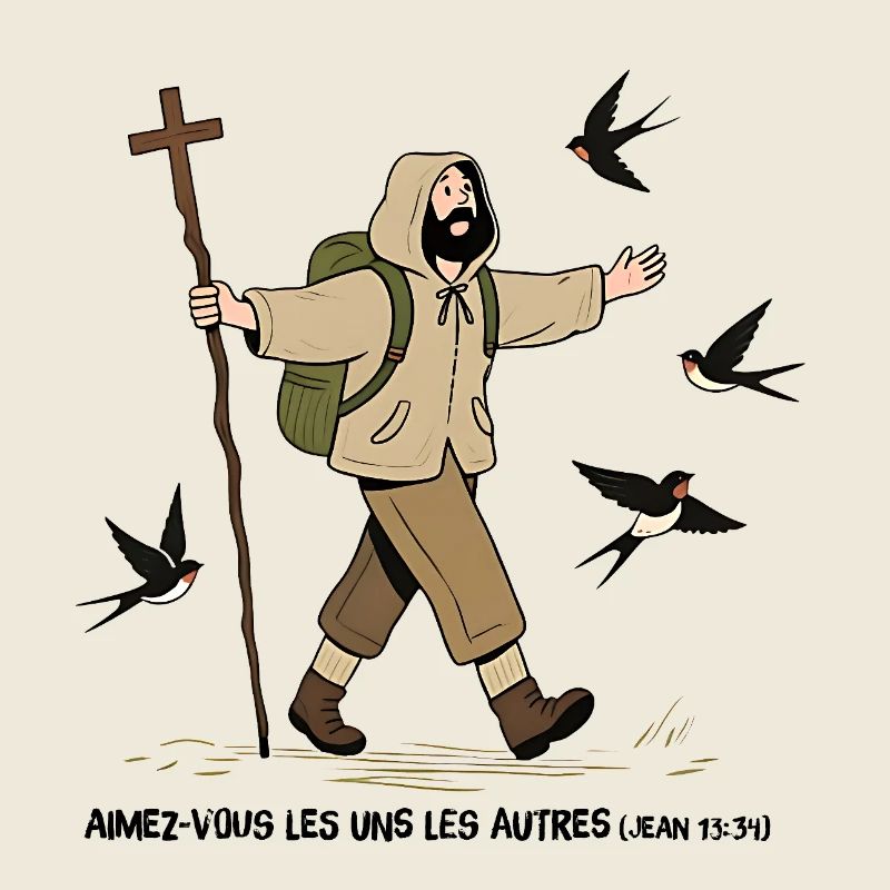 Pilger, liebt einander