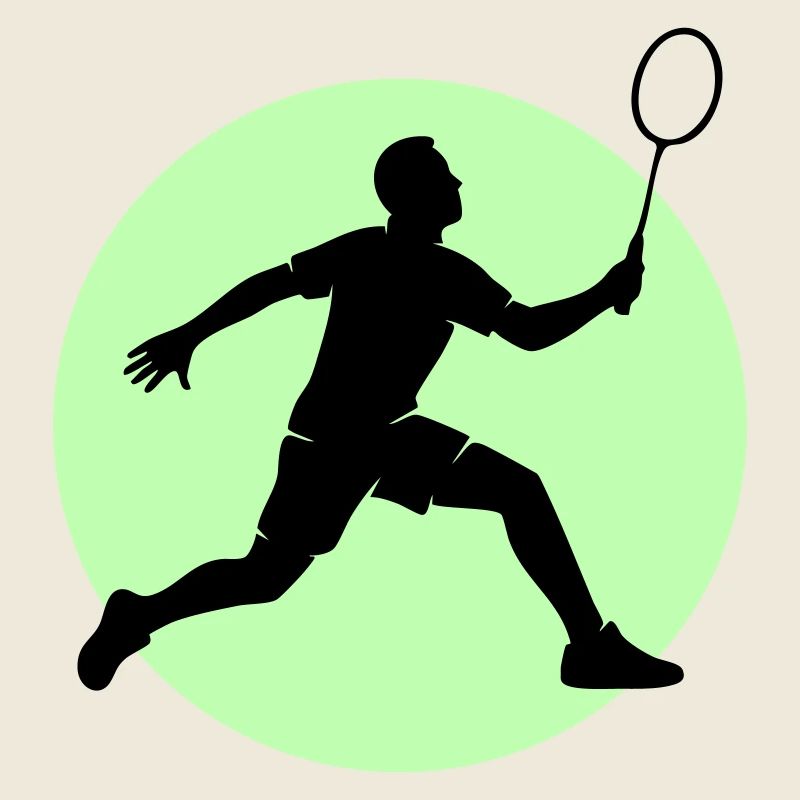 Badminton Player Forehand