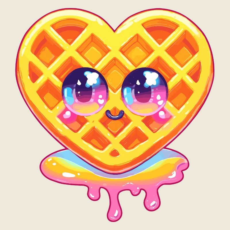 Kawaii Waffle Heart Colour Gloss