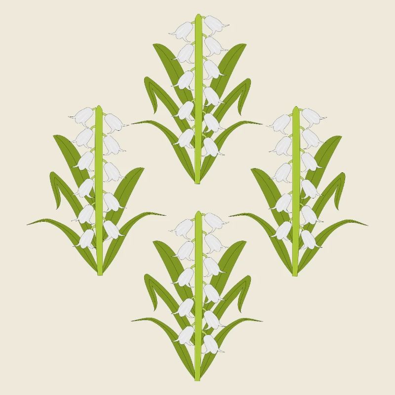 Maiglöckchen-Geburtstagsblume