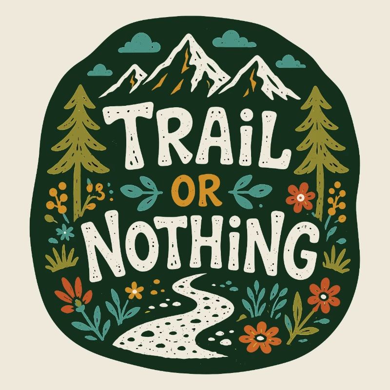 Trail or Nothing Berglauf-Design