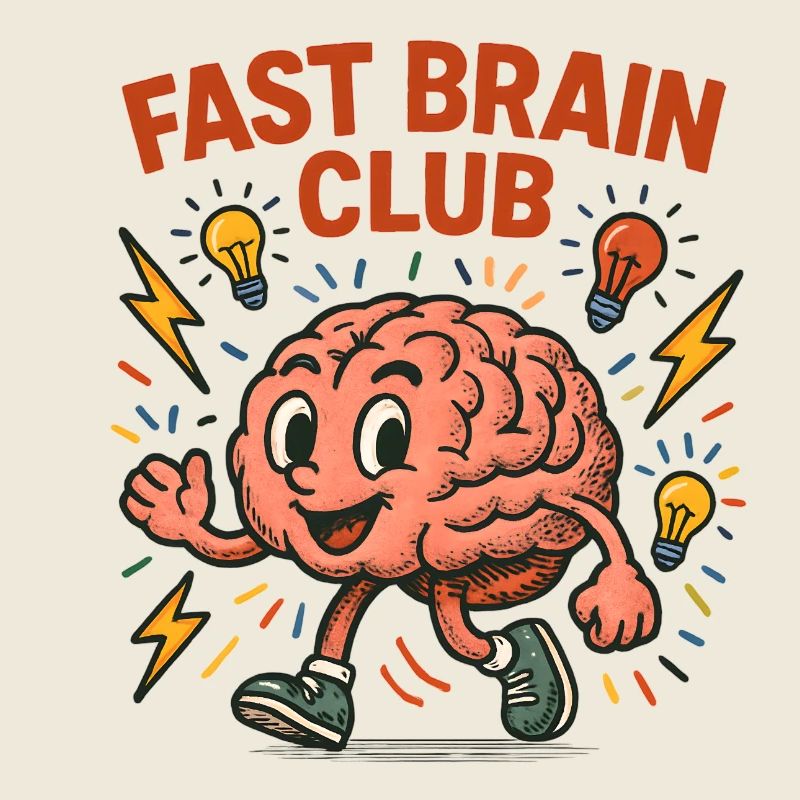 Fast Brain Club Illustration
