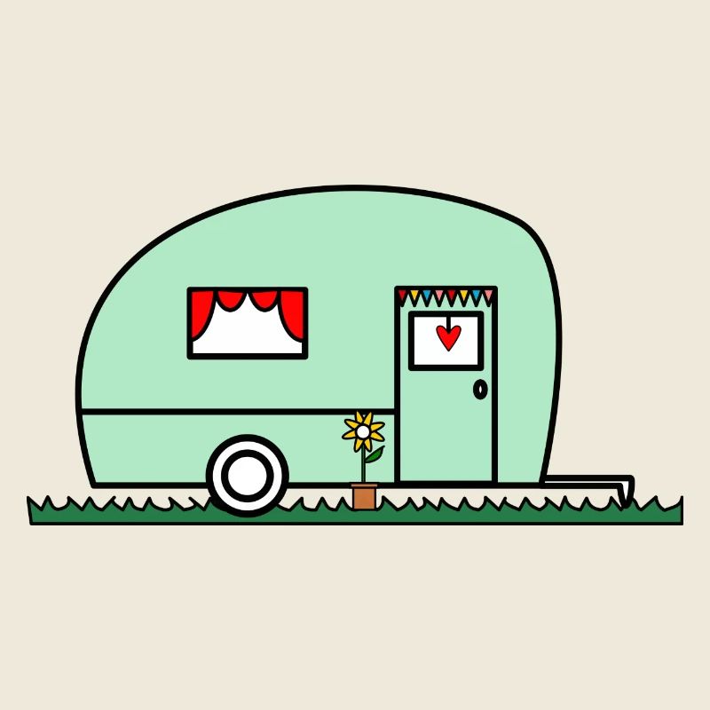 WOHNWAGEN. - CAMPING. - RUHESTAND. - Urlaub. REISE