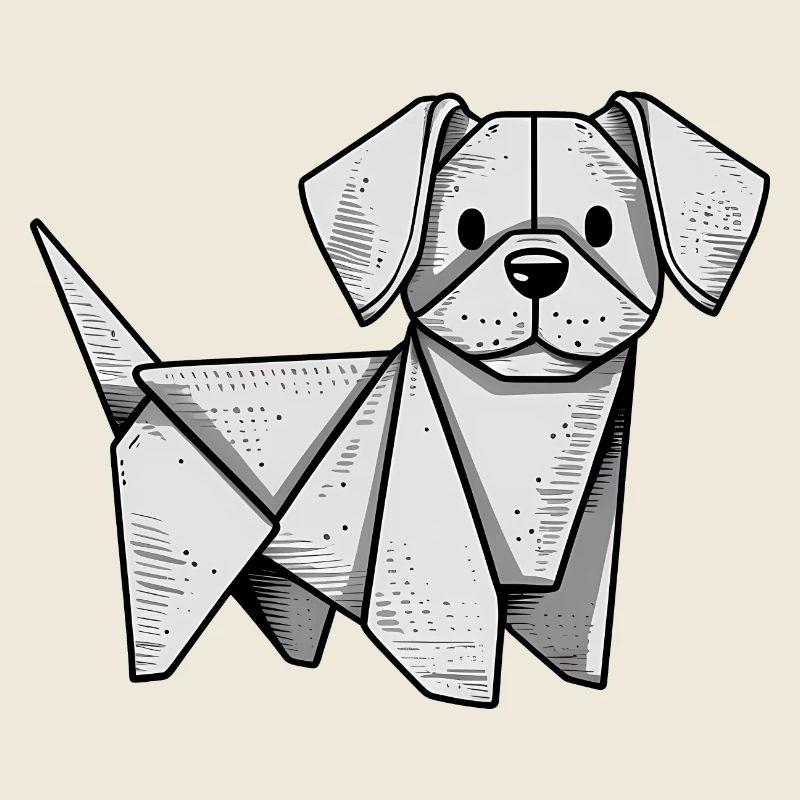 Origami-Hund