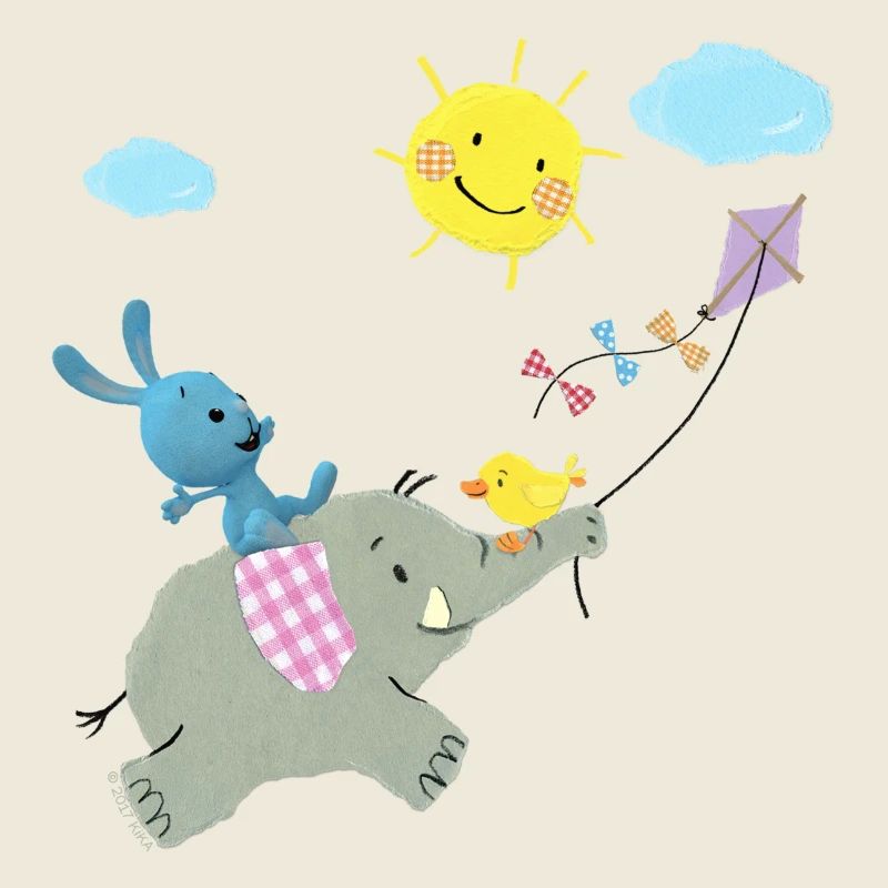 KiKANiNCHEN monte à dos d’éléphant