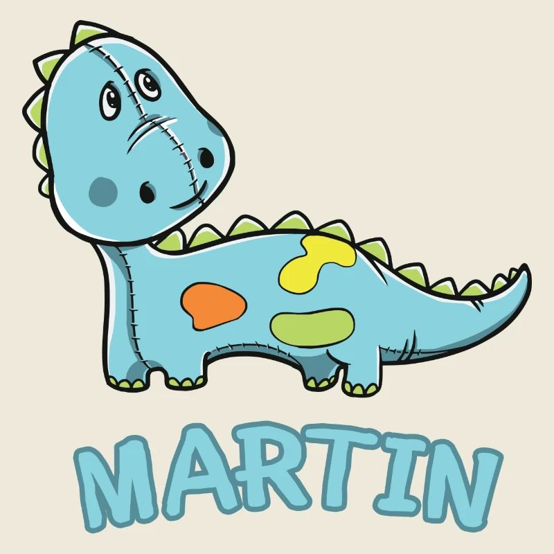 Dinosaur funny kid Martin gift birthday