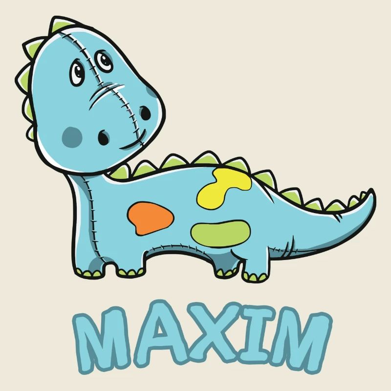 Dinosaurier lustig Kind Maxim Geschenk Geburtstag