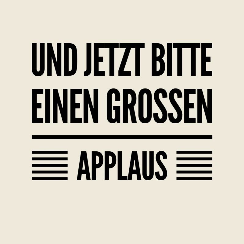 Applaus geht immer