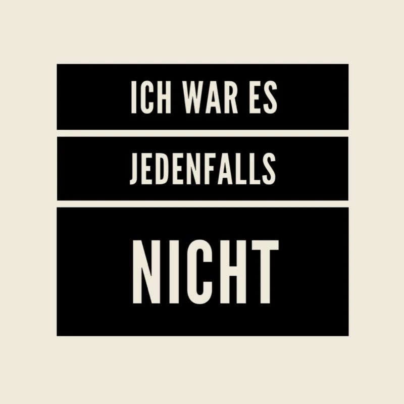 ich habe nichts getan