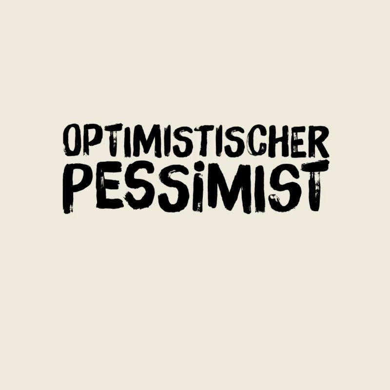 so sieht ein Pessimist aus