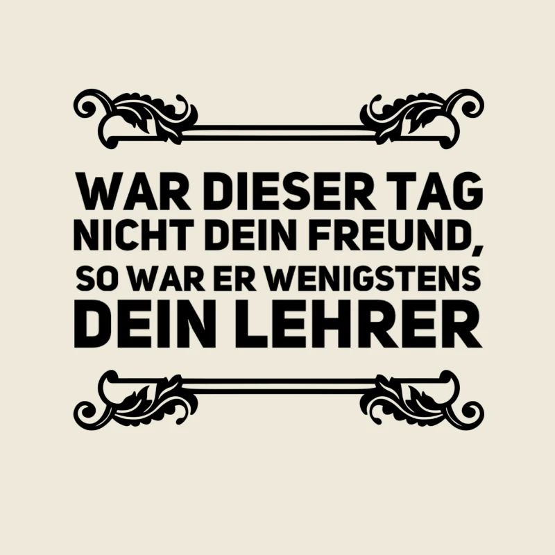 der Tag ist mein Lehrer