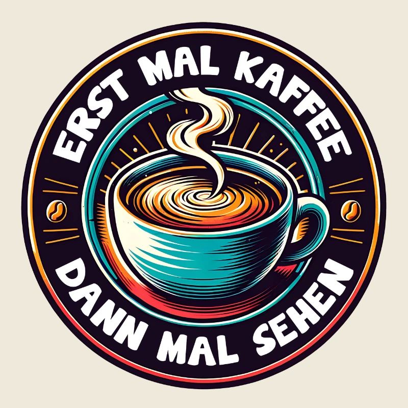Erst mal Kaffee - dann mal sehen Kaffeemotiv