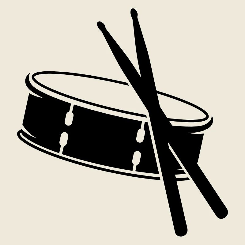 Trommel und Sticks