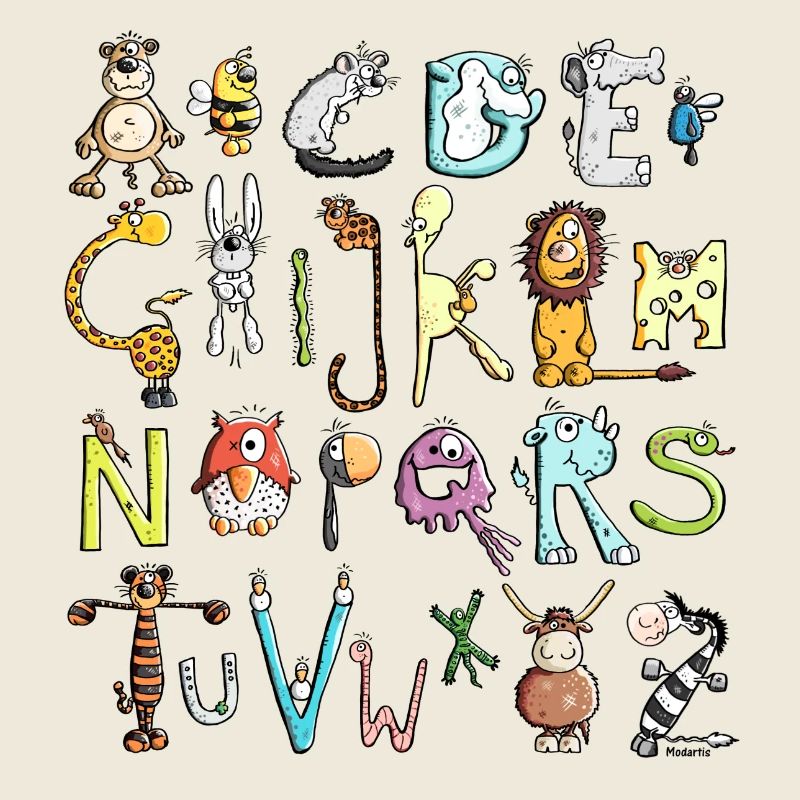 Colorful Animal Alphabet