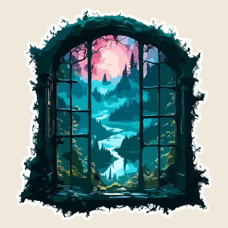 Window in the Forest / Trees / View / Wilderness