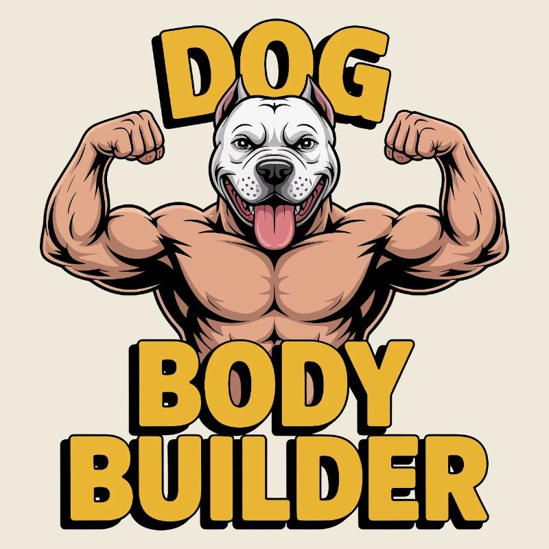 Dog Body Builder Gym Workout