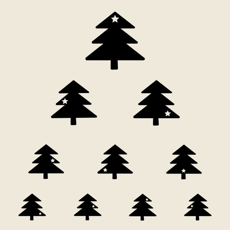 Weihnachtsbaum Sehtest