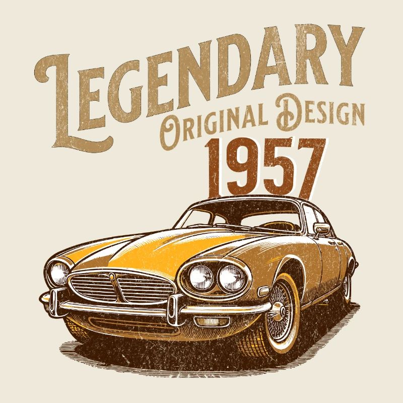 Legendäres 1957 Auto Retro Design