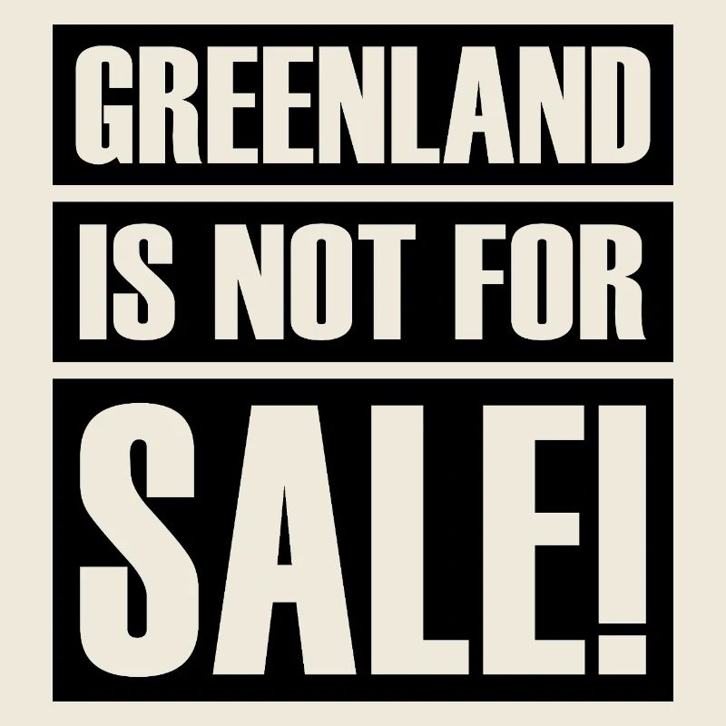 greenland is not for sale Design