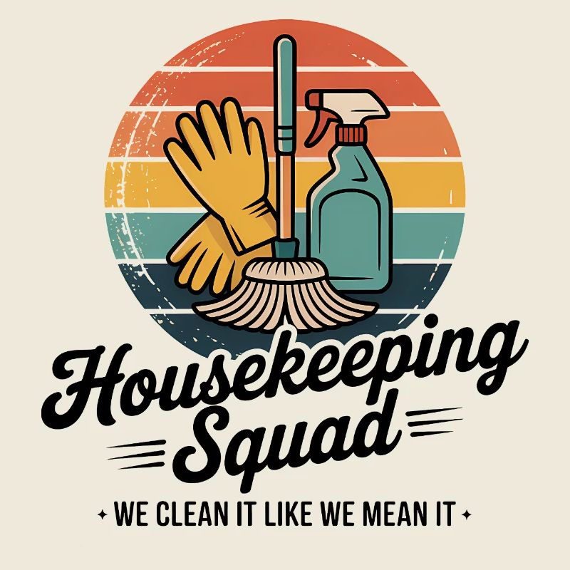 Lustiges Putzen Design