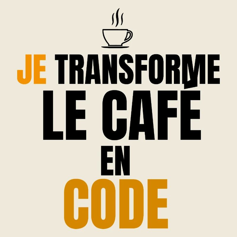 Je transforme le code en café