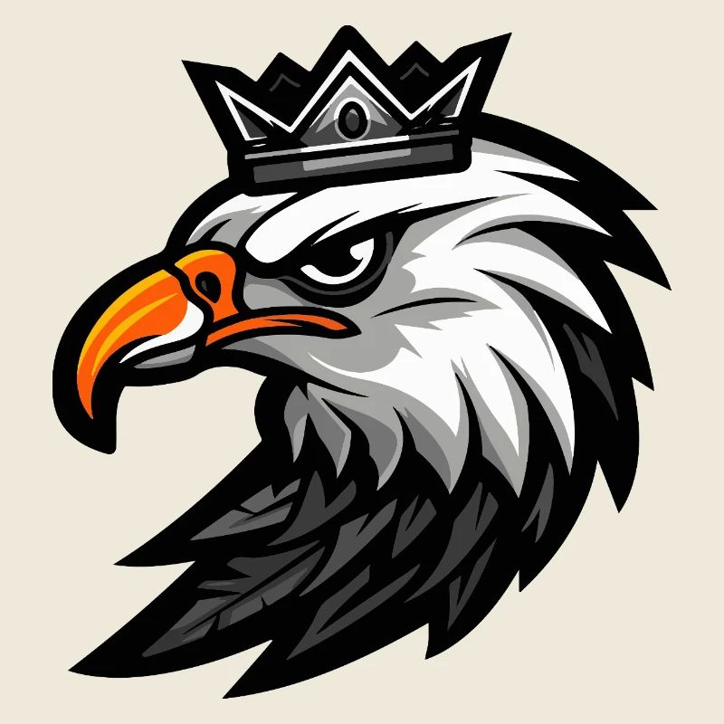 Adler Kopf Krone