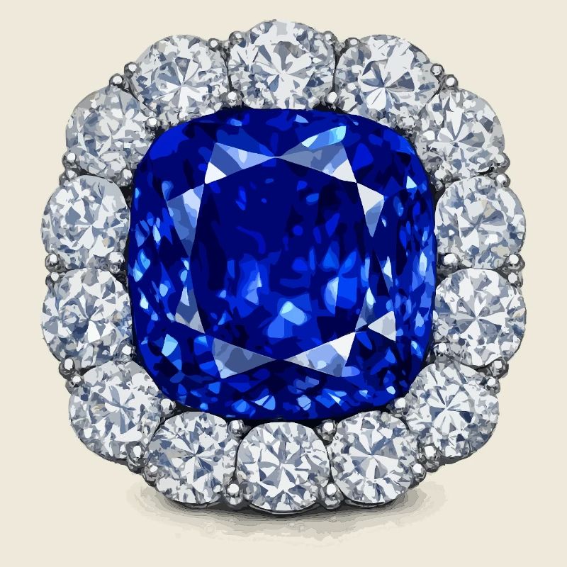 Der Prinz Albert Saphir